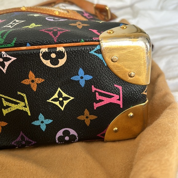 Louis Vuitton Black Multicolor Takashi Murakami shoulder bag - Picture 2 of 8